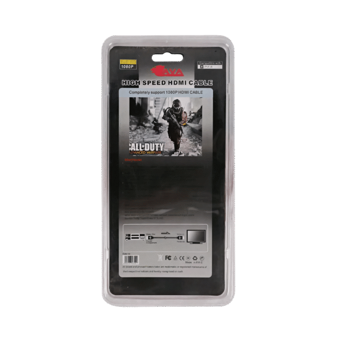كابل لافا _HDMI_ _ Flat_ بطول _١٫٥ متر_ – إصدار _Call of Duty_ بتغليف بلاستيكي (2)