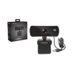 كاميرا ويب Fantech رباعية الوضوح 2K مع ميكروفون مدمج – تصوير احترافي للبث والاجتماعات – C30 Luminous