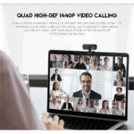 كاميرا ويب Fantech رباعية الوضوح 2K مع ميكروفون مدمج – تصوير احترافي للبث والاجتماعات – C30 Luminous
