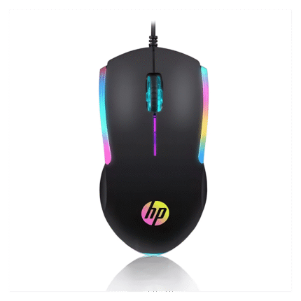 _ماوس ألعاب سلكي HP مزود بـ7 أضواء LED ملونة – تصميم مريح ودقة عالية (M160)