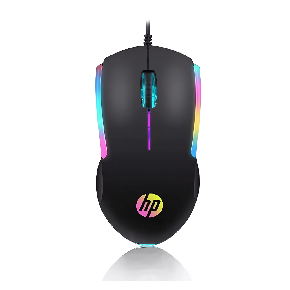 _ماوس ألعاب سلكي HP مزود بـ7 أضواء LED ملونة – تصميم مريح ودقة عالية (M160) _ماوس ألعاب سلكي HP مزود بـ7 أضواء LED ملونة – تصميم مريح ودقة عالية (M160)