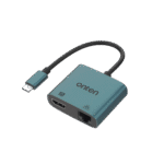 _محول Onten Hub 2 في 1 من النوع C إلى HDMI 4K + منفذ شبكة RJ45 بسرعة (OTN-UC288)