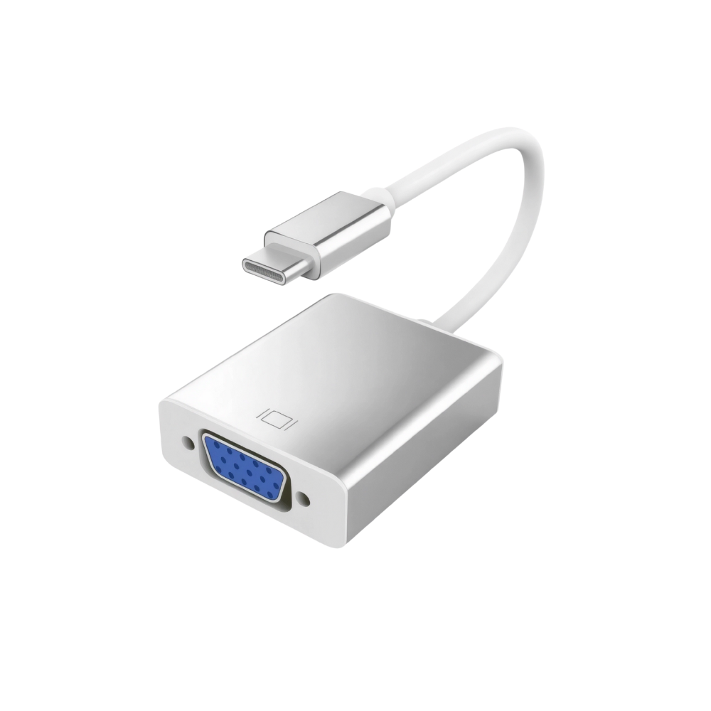 _محول Type-C إلى VGA وصلة تحويل من تايب سي إلى VGA _محول Type-C إلى VGA وصلة تحويل من تايب سي إلى VGA