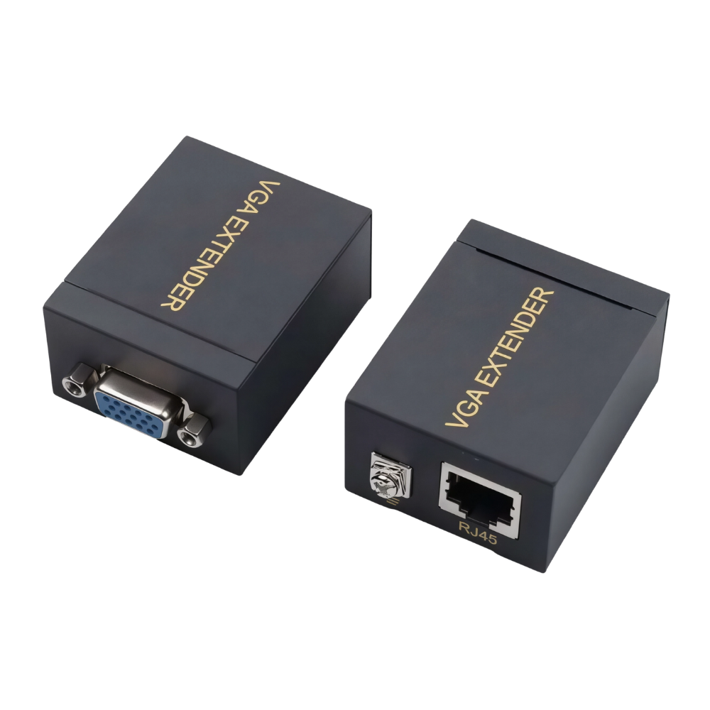 موسع لافا VGA بطول ٦٠ متر مع محول ناقل إشارة فيديو عالي الدقة موسع لافا VGA بطول ٦٠ متر مع محول ناقل إشارة فيديو عالي الدقة