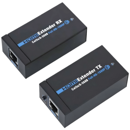 _موسّع لافا HDMI بطول 120 متر مع محول + الأشعة تحت الحمراء