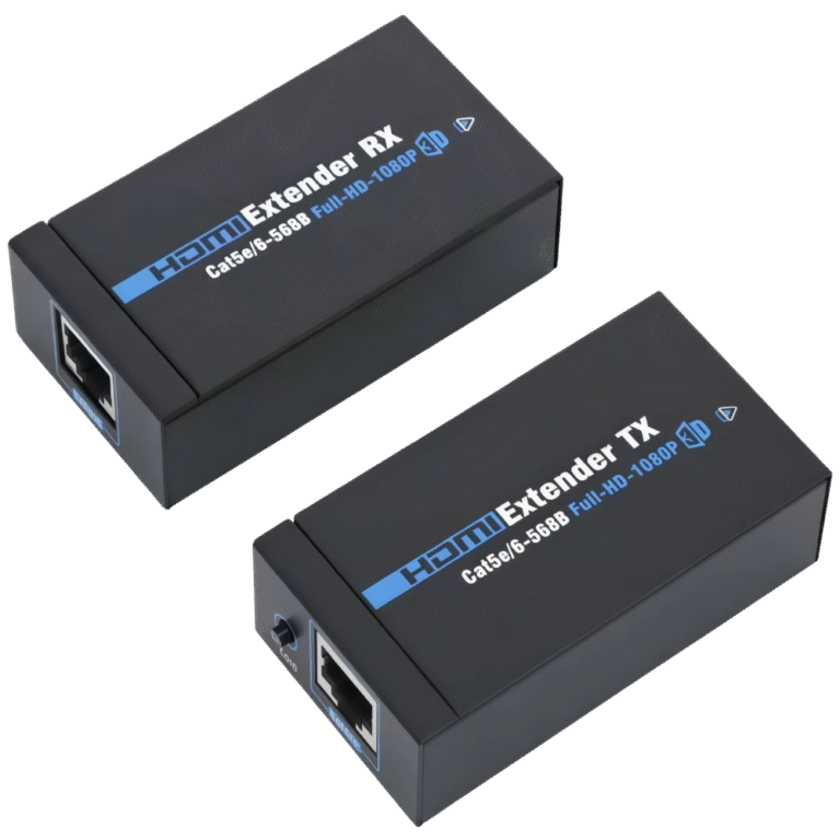 _موسّع لافا HDMI بطول 120 متر مع محول + الأشعة تحت الحمراء