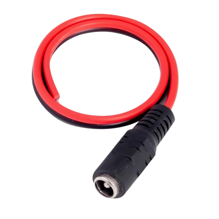 موصل طاقة تيار مستمر + كابل أنثى وصلة DC Power Female Connector