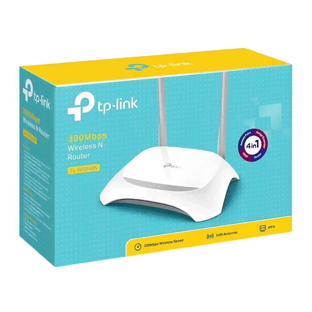 نقطة وصول لاسلكية من تي بي لينك – سرعة _300Mbps_، هوائي مزدوج، وضع مكرر وموجّه – TL-WA840N (1) نقطة وصول لاسلكية من تي بي لينك – سرعة 300Mbps، هوائي مزدوج، وضع مكرر وموجّه – TL-WA840N