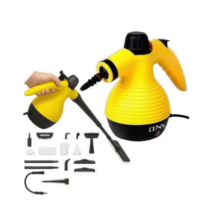 DENX DX2911 Handheld Steam Cleaner — 1200W — 300kPa High Pressure — 350ml Tank — 14-in-1 Multi-Purpose
