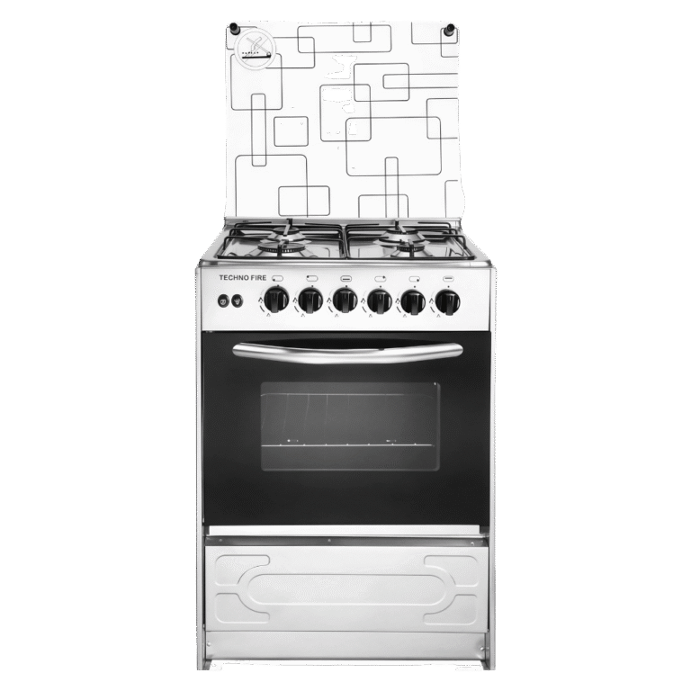 بوتاجاز تكنو فاير غاز 55×55 سم – 4 شعلات – تصميم ستانلس ستيل متين (TF-70-CG)