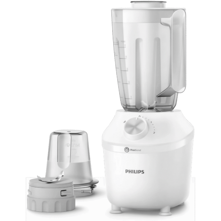 خلاط فيليبس 600 وات – سلسلة 3000 – موديل HR2191/20 – أبيض بشفافية