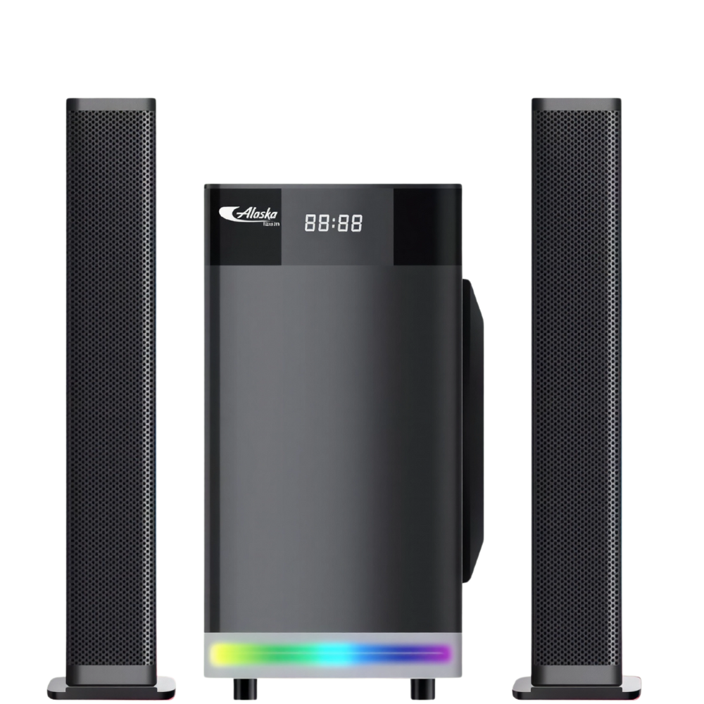 سماعات صب ووفر الاسكا ديجيتال بلوتوث وUSB ريموت كنترول (TK-2022) سماعات صب ووفر الاسكا ديجيتال بلوتوث وUSB ريموت كنترول (TK-2022)