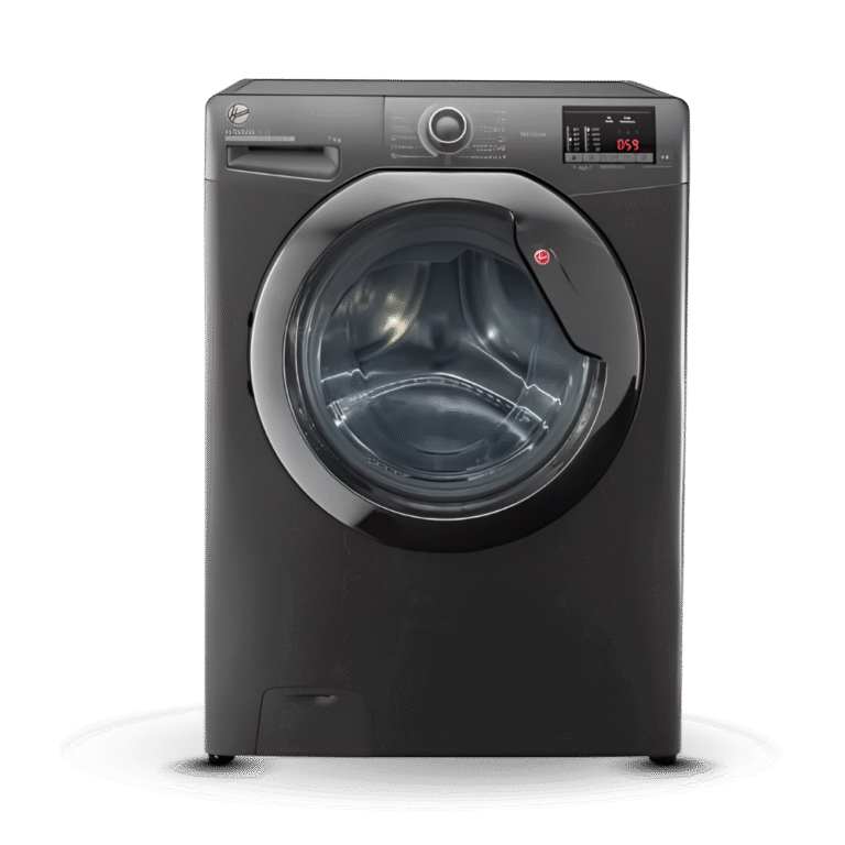 غسالة هوفر أوتوماتيك بالكامل – سعة ٧ كجم – لون فضي – سرعة دوران عالية – موديل H3WS173DC3R-ELA