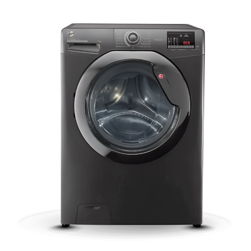 غسالة هوفر أوتوماتيك بالكامل – سعة ٧ كجم – لون فضي – سرعة دوران عالية – موديل H3WS173DC3R-ELA