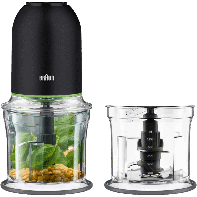 قطاعة براون رباعية الشفرات – سرعتان – 500 وات – متعددة الاستخدامات – وعاء كبير + مفرمة إضافية – لون أسود – CH 3011 BK