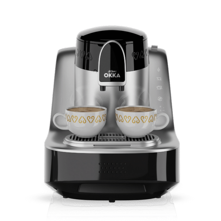 ماكينة قهوة تركية أوتوماتيكية ارزوم اوكا ايليت – ستيل – موديل OK0040-24