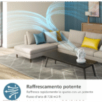 مروحة طاولة فيليبس سلسلة 2000 – هادئة جدًا 23 ديسيبل – دوران هواء 180 درجة – 3 سرعات – CX2050 أبيض