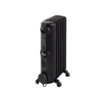 دفاية زيت ديلونجي 1500 وات – 7 ريشة – 3 مستويات حرارة – أسود – TRRS0715