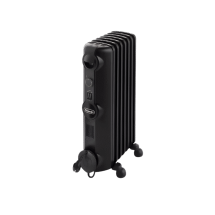 دفاية زيت ديلونجي 1500 وات – 7 ريشة – 3 مستويات حرارة – أسود – TRRS0715