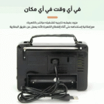 راديو كلاسيكي صغير RX-606AC – محمول بتصميم عتيق