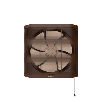 شفاط حمام تورنيدو 25 سم بشبكة حماية – كريمي × بني – TVS-25CN