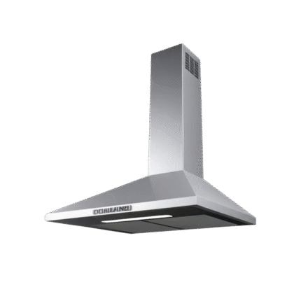 شفاط مطبخ تربولاين هرمي 60 سم ايرلاين بلس لون فضي - صنع في ايطاليا