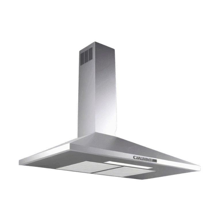 شفاط مطبخ تربولاين هرمي 90 سم ايرلاين بلس لون فضي- صٌنع ايطالي