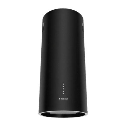 شفاط مطبخ جزيرة توربولاين أسطواني 38 سم – Island Eco 38 – أسود