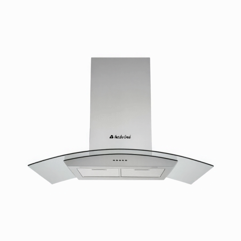 شفاط مطبخ جزيرة زجاجي كيرف 90 سم تربولاين -ISLAND PRO MAX