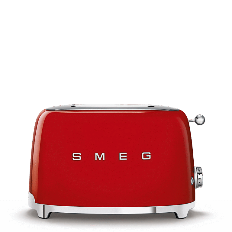 محمصة خبز سميغ شريحتان 950 وات – لون أحمر – تصميم ريترو خمسينيات – موديل TSF01RDEU