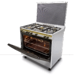 بوتاجاز غاز كريازي ستانلس ستيل 5 شعلات 90×60 سوبر ألوان – موديل 8900W