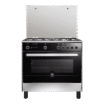 بوتاجاز لاجيرمانيا 90×60 سم 5 شعلة غاز استانلس × أسود – موديل 9N10GUB1X4AWW