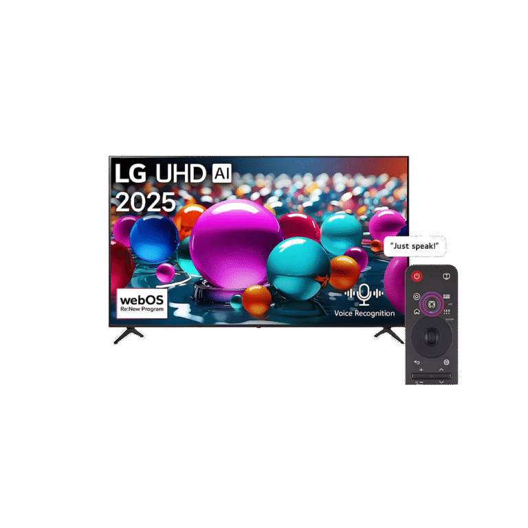 تلفاز إل جي 43 بوصة 4K UHD AI – ريموت سحري – HDR10 – WebOS 25