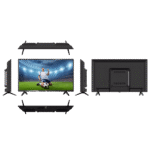 تلفزيون جاك ليد قياسي FHD بدون إطار مقاس 43 بوصة – أسود – موديل 43JD3120F