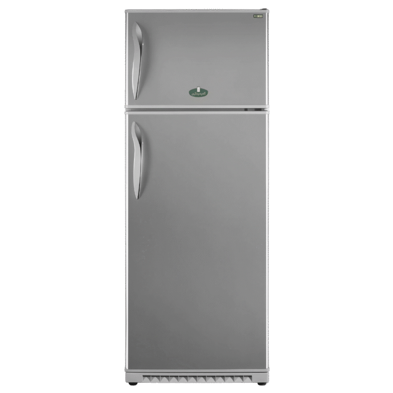 ثلاجة كريازي 2 باب ديفروست الماظة معدل 350 لتر لون فضي – موديل KR350/4