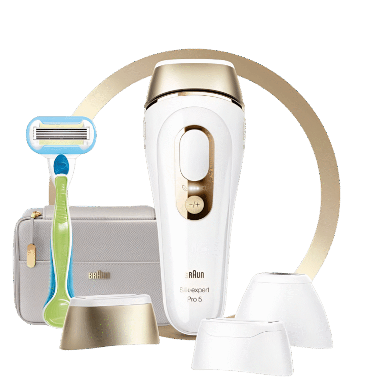 جهاز إزالة الشعر بالنبضات الضوئية Braun Pro Expert Pro 5 IPL مع 4 ملحقات – موديل PL5257