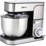 خلاط عجين بلاك آند وايت 1300 واط سعة 5.5 لتر 6 سرعات لون فضي – SC-217