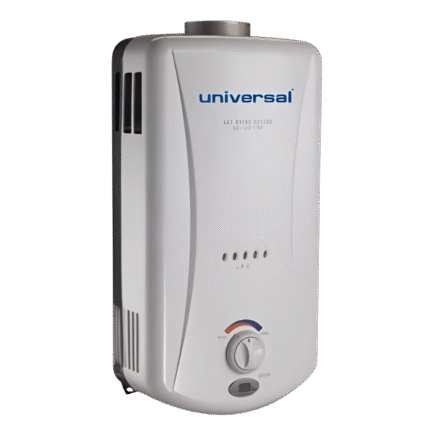سخان غاز يونيفرسال 10 لتر أبيض – موديل GE-10ND