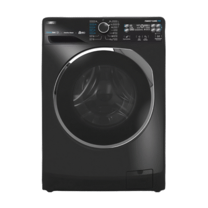 غسالة زانوسي SteamMax أوتوماتيك 8 كجم تحميل أمامي، بخار، موتور انفرتر، لون أسود، أداء قوي وعناية فائقة بالملابسZWF8221BL7