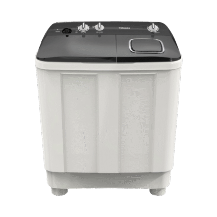 غسالة ملابس تورنيدو نصف أوتوماتيك 10 كجم – أبيض × أسود – TMH-HS10C(WK)