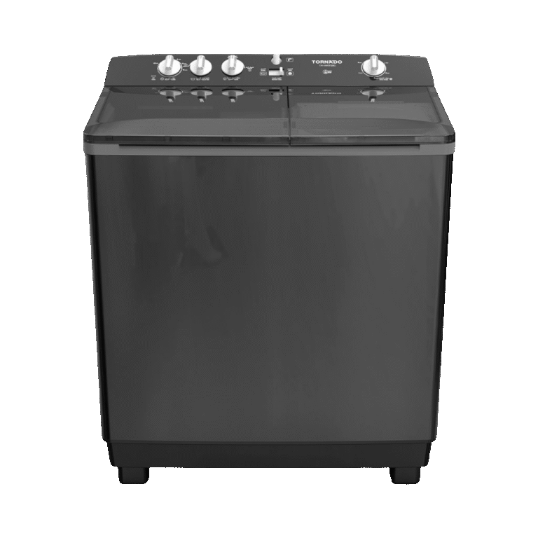 غسالة ملابس تورنيدو نصف أوتوماتيك 12 كجم – أسود – TVH-HM12TS(BK)