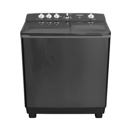 غسالة ملابس تورنيدو نصف أوتوماتيك 7 كجم لون أسود – موديل TVH-HM07T(BK)