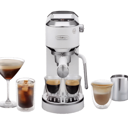ماكينة إسبرسو ديديكا ديو من ديلونجي – بخاصية الاستخلاص البارد – لون أبيض – موديل EC890WI