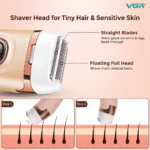 ماكينة حلاقة نسائية VGR 3 في 1 قابلة لإعادة الشحن – موديل V-762
