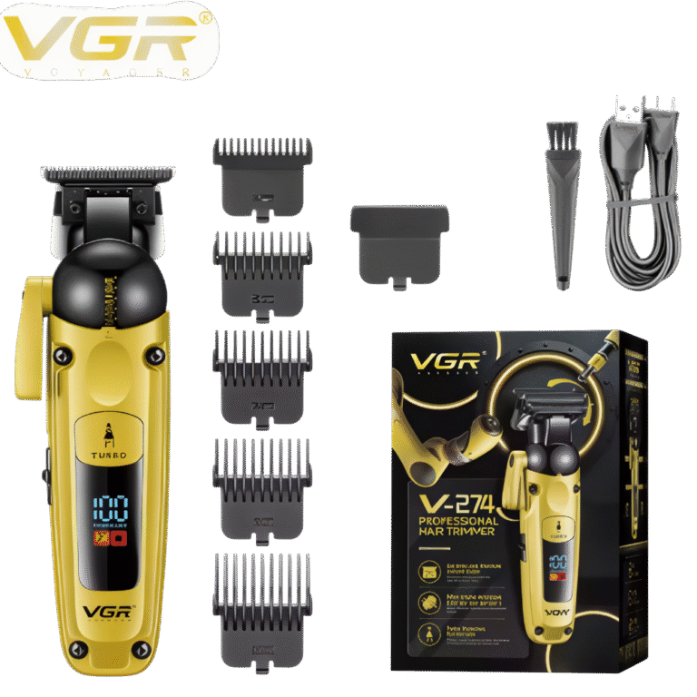 ماكينة قص الشعر VGR عالية الجودة قابلة لإعادة الشحن للرجال – موديل V-274