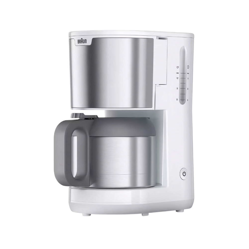 ماكينة قهوة براون PurShine لون أبيض – موديل KF1505WH . ماكينة قهوة براون PurShine لون أبيض – موديل KF1505WH