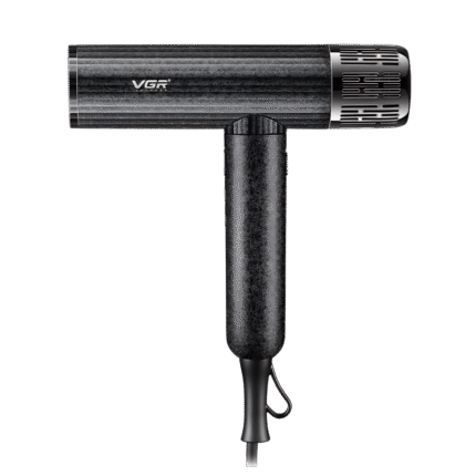 مجفف شعر احترافي VGR 640HD 1900 وات – محرك فائق السرعة 110,000 دورة/دقيقة – ضوضاء منخفضة