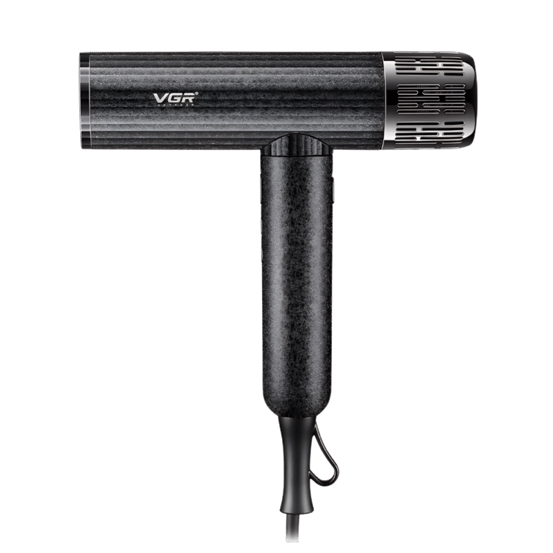 مجفف شعر احترافي VGR 640HD 1900 وات – محرك فائق السرعة 110,000 دورة/دقيقة – ضوضاء منخفضة