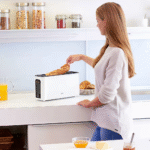 محمصة خبز براون PurEase لون أبيض – موديل HT 3100 WH