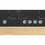 مسطح بلت إن بوش Series 6 غاز 5 شعلة 90 سم زجاج أسود – PPM9A6I40